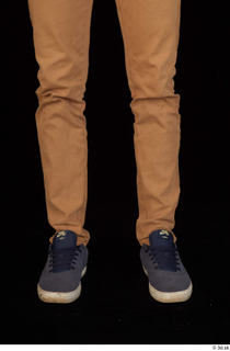 Falcon White blue sneakers brown trousers calf casual dressed 0001.jpg